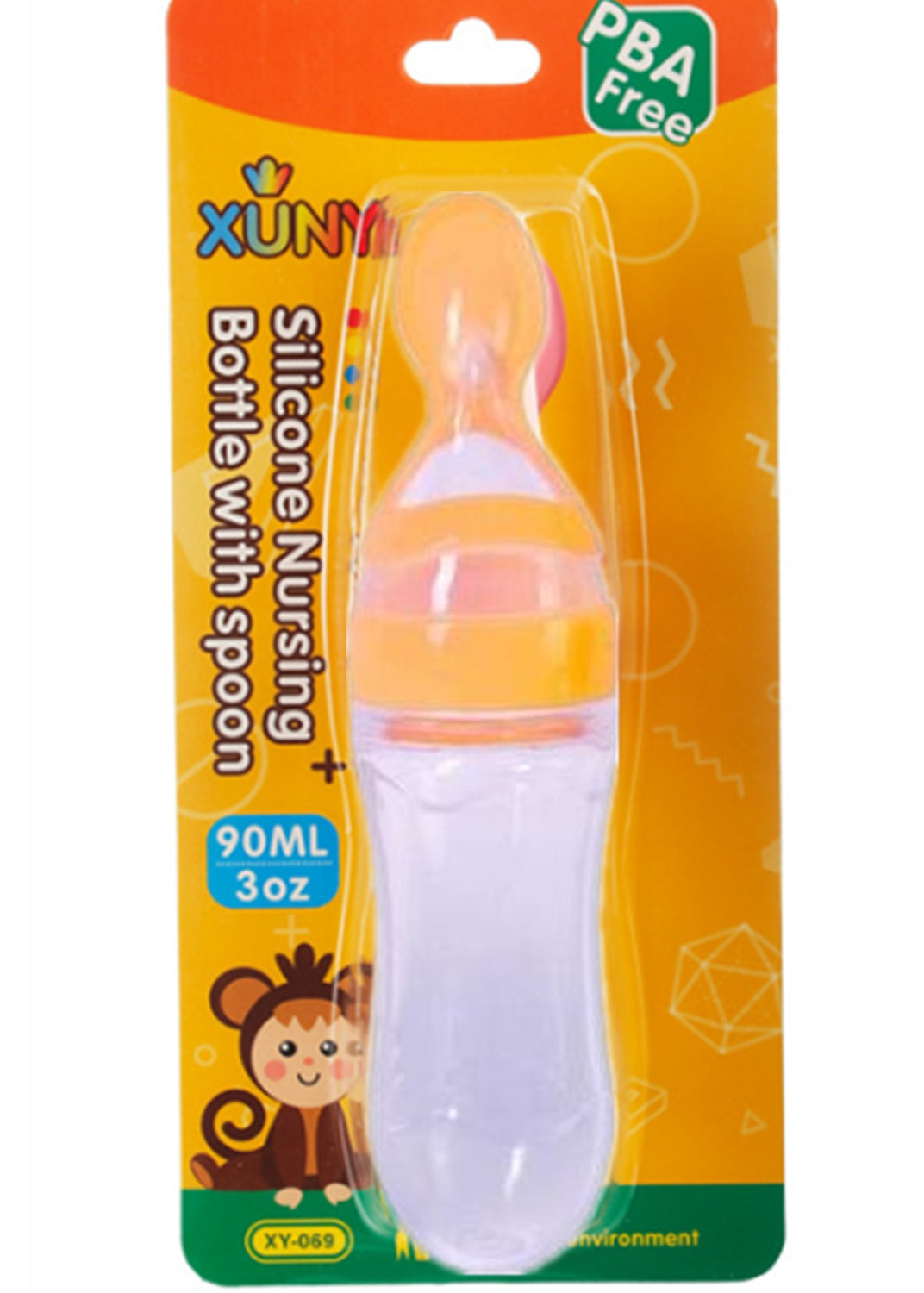 Silicone Training Rice Spoon, Infant Cereal Food Supplement, Safe Feeder