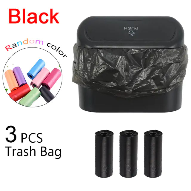 Car Trash Can with Lid