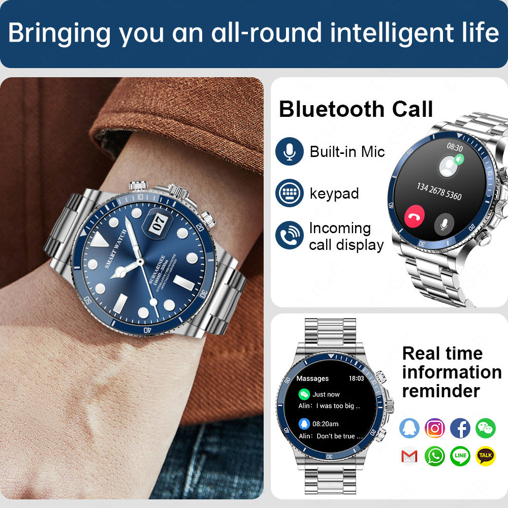 Multi-sport Mode Callable Heart Rate Weather Watch